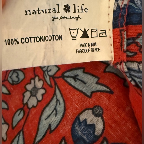 Natural Life Isabella Maxi Dress Tiered Red Blue Floral Women’s
Size XS - Picture 6 of 14